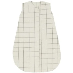 Nobodinoz Gigoteuse Légère L1N0 Charcoal Grid - 0/6 Mois