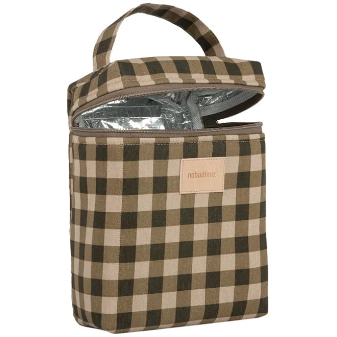 Nobodinoz Lunchbag Isotherme Hyde Park - Green Checks