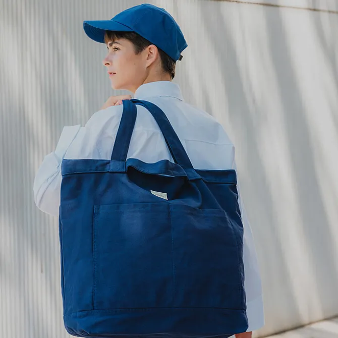 Nobodinoz Maxi Sac Paris-Tokyo - Cobalt