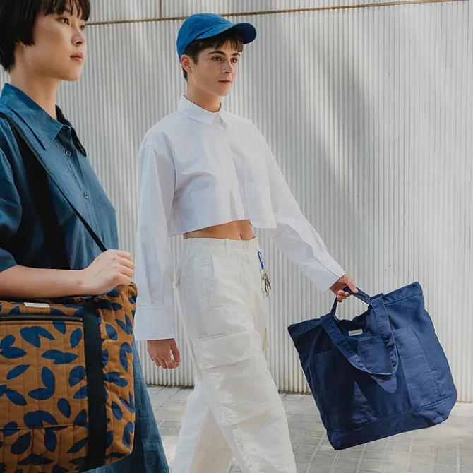 Nobodinoz Maxi Sac Paris-Tokyo - Cobalt