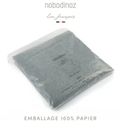 Nobodinoz Mobile Oiseau Lin Français - Green Blue