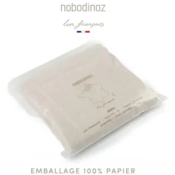 Nobodinoz Mobile Oiseau Lin Français - Greige