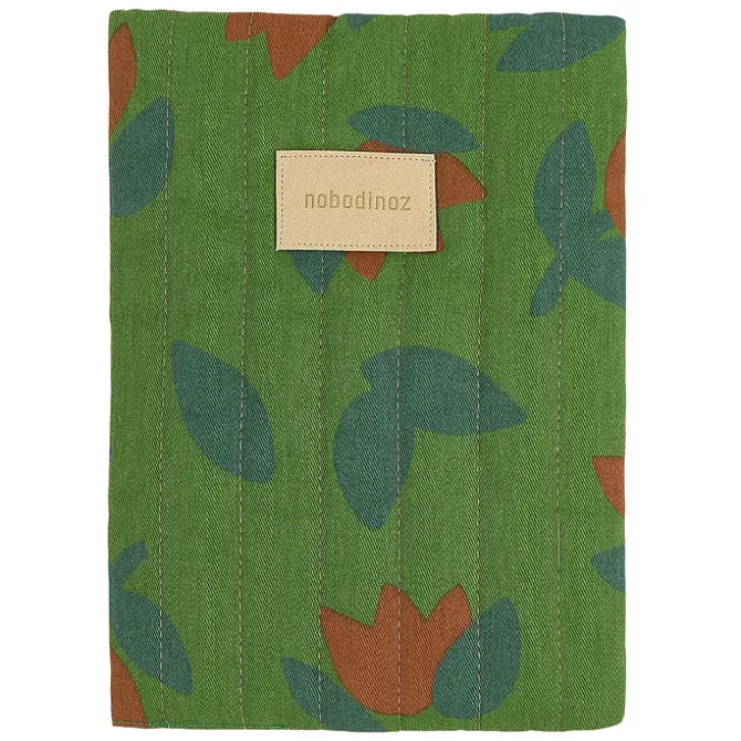 Nobodinoz Protège-carnet de Santé Hyde Park - Green Tulips