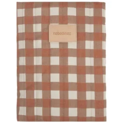 Nobodinoz Protège-carnet de Santé Hyde Park - Terracotta Checks