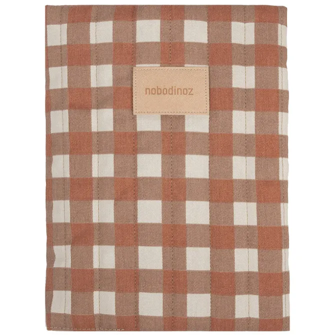 Nobodinoz Protège-carnet de Santé Hyde Park - Terracotta Checks