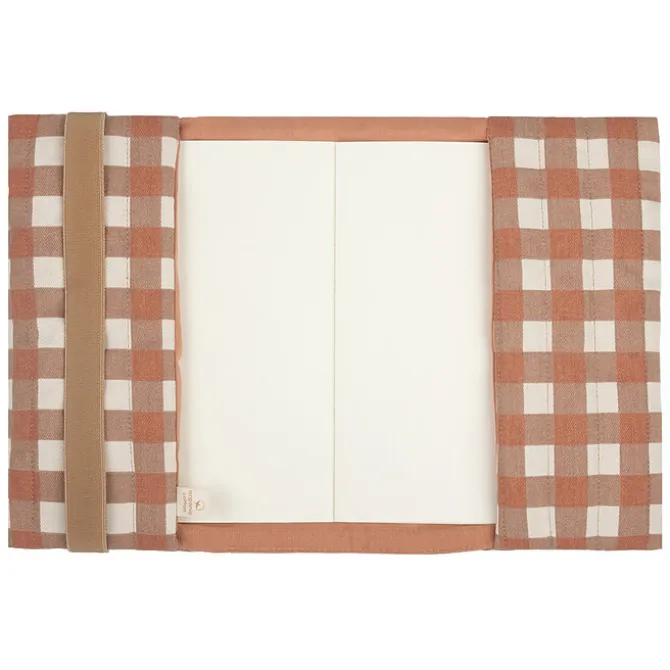 Nobodinoz Protège-carnet de Santé Hyde Park - Terracotta Checks