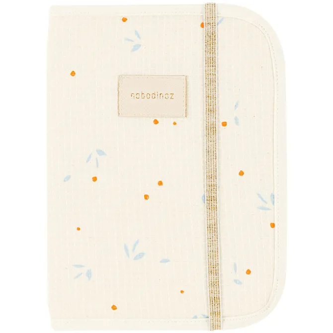 Nobodinoz Protège-carnet de Santé Poema Opera - Orange Cherries