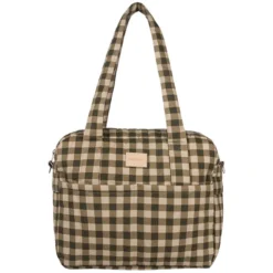 Nobodinoz Sac à Langer Hyde Park - Green Checks