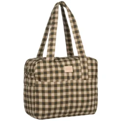 Nobodinoz Sac à Langer Hyde Park - Green Checks