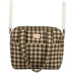 Nobodinoz Sac à Langer Hyde Park - Green Checks