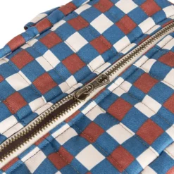 Nobodinoz Sac à Langer Hyde Park - Mosaïque Bleu et Rouge