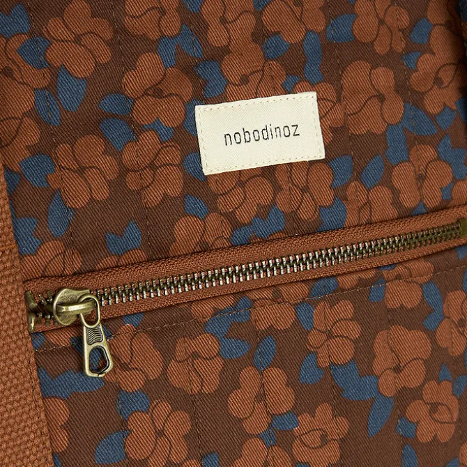 Nobodinoz Sac à Langer Paris-Tokyo - Maroon Poppies