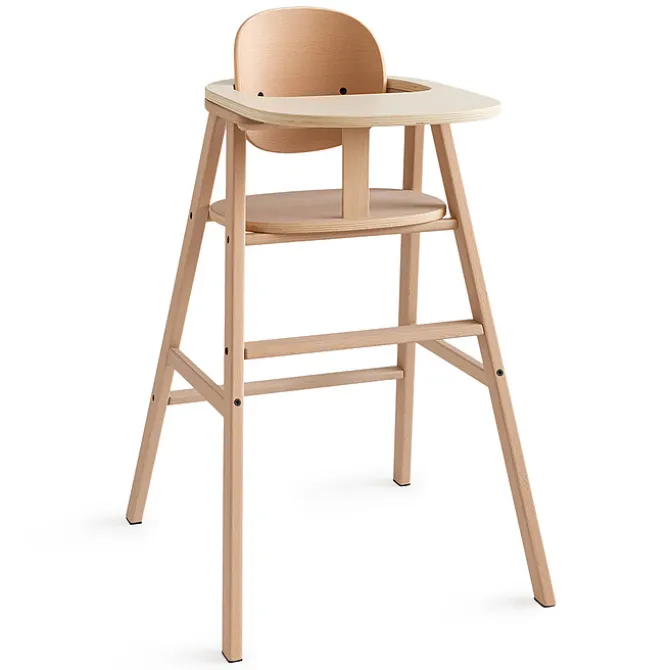Nobodinoz Tablette pour Chaise Haute Growing Green - Hêtre