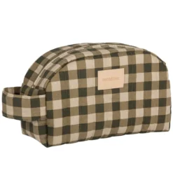 Nobodinoz Trousse de Toilette Hyde Park - Green Checks