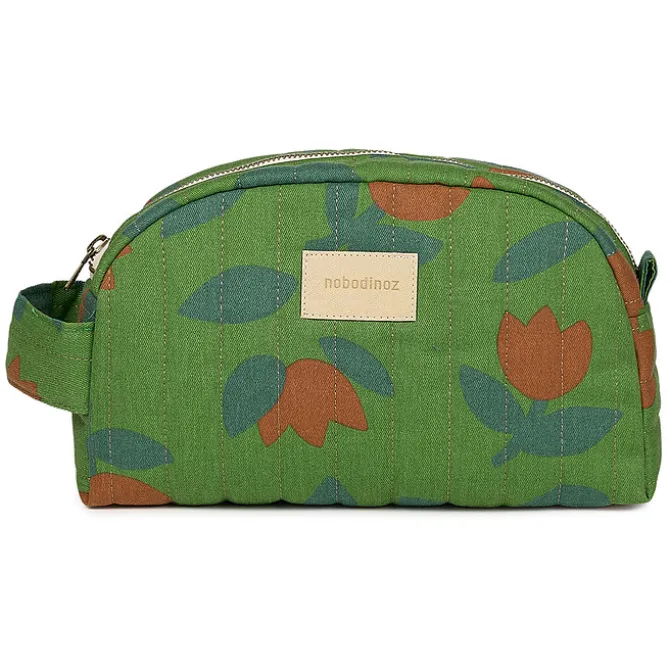 Nobodinoz Trousse de Toilette Hyde Park - Green Tulips
