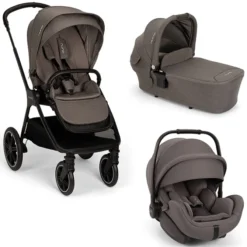 Nuna Poussette Trio TRIV lx - Siège Auto ARRA Flex i-Size - Nacelle LYTL - Thunder