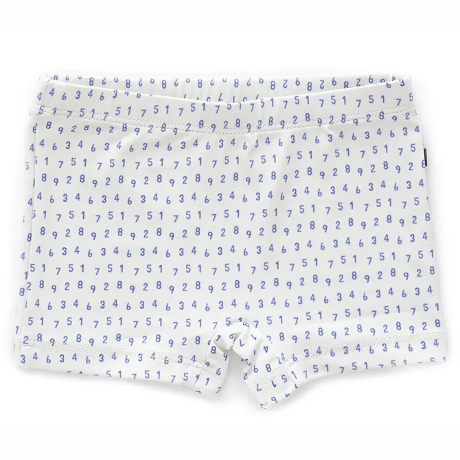 Oeuf NYC Maillot de Bain Numbers - Blanc - 12 Mois