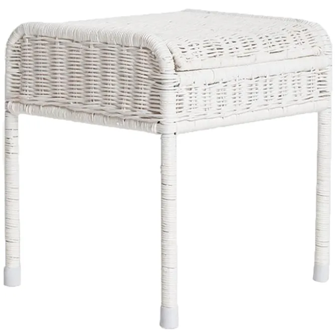 Olli Ella Bureau Coffre Enfant en Rotin - Blanc