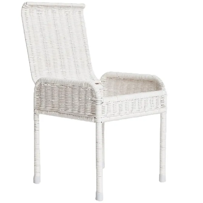 Olli Ella Bureau Coffre Enfant en Rotin - Blanc