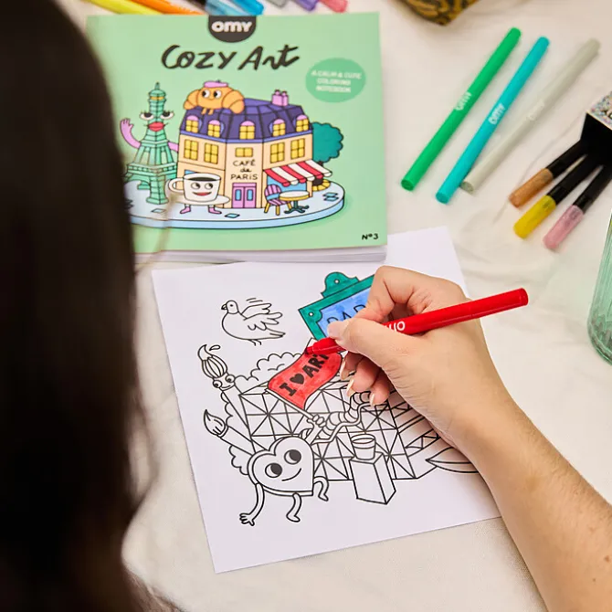 Omy Livre de Coloriage Cozy Art Paris