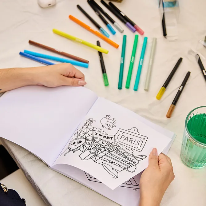 Omy Livre de Coloriage Cozy Art Paris