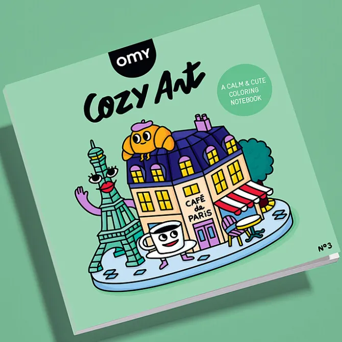 Omy Livre de Coloriage Cozy Art Paris