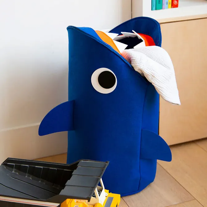 Omy Panier de Rangement Tidy Bag - Sharky
