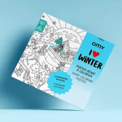 Omy Poster à Colorier - I Love Winter