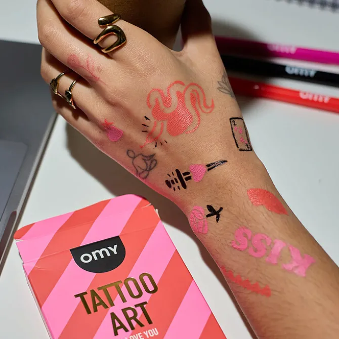 Omy Tattoo Art - I Love You