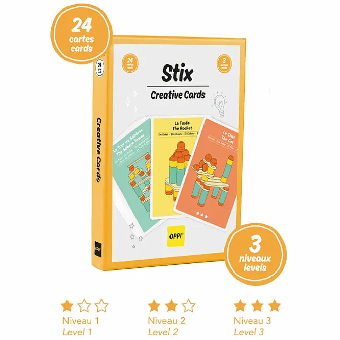 Oppi Toys Extension Cartes Créatives Stix