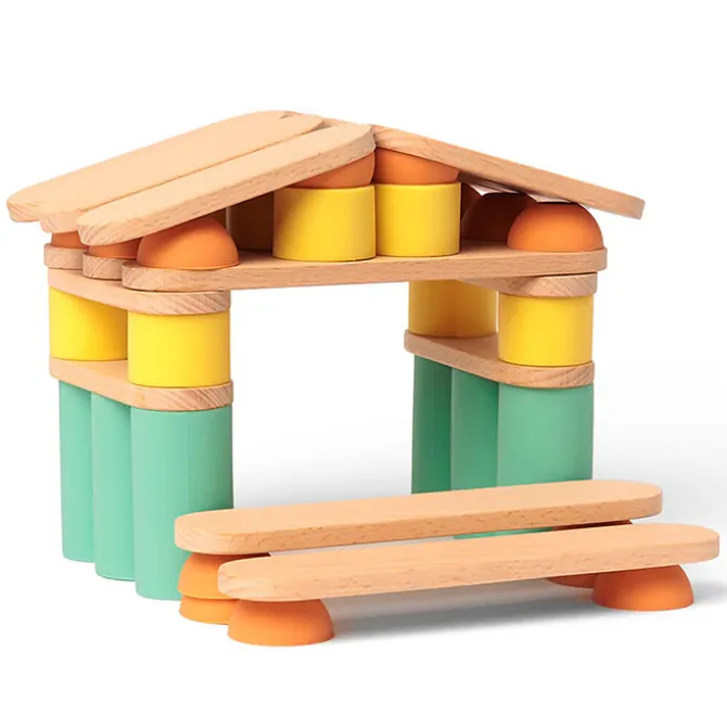 Oppi Toys Jeu de Construction Stix - 60 Pièces