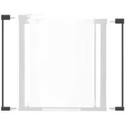 Oskö Lot de 2 Extensions Barrière de Sécurité Pression - Gris
