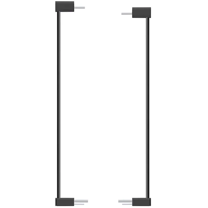 Oskö Lot de 2 Extensions Barrière de Sécurité Pression - Gris