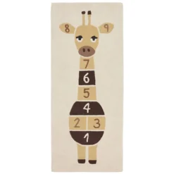 OYOY Tapis Marelle Girafe Jaune - 75 x 180 cm