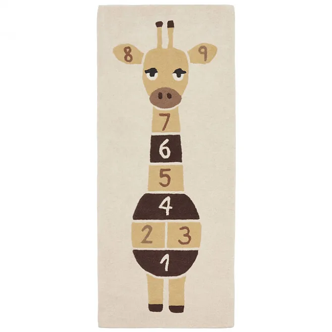 OYOY Tapis Marelle Girafe Jaune - 75 x 180 cm