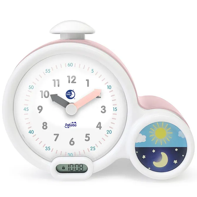 Pabobo Kid'Sleep Clock Mon Premier Réveil - Rose
