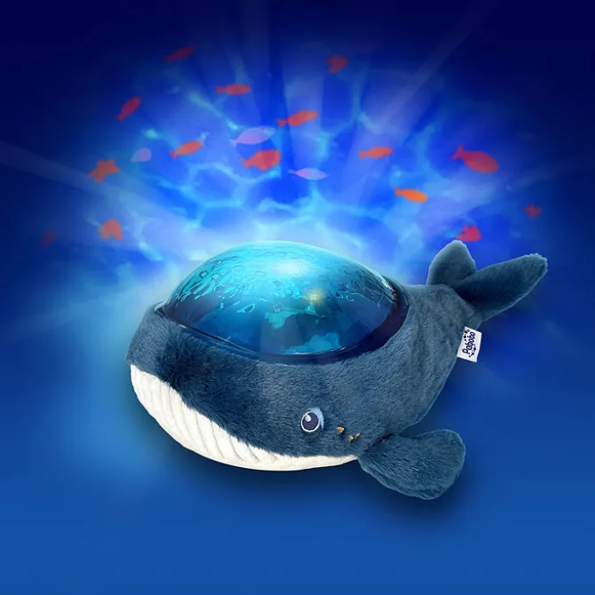 Pabobo Peluche Veilleuse Projecteur Dynamique Baleine Aqua Dream