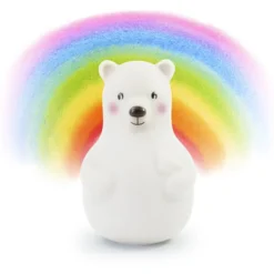 Pabobo Veilleuse Ours Lumicolor - Blanc