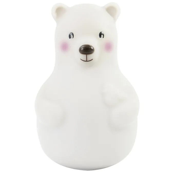 Pabobo Veilleuse Ours Lumicolor - Blanc