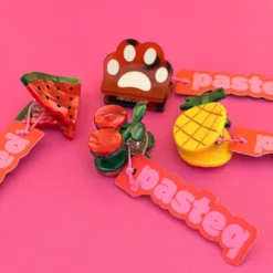 Pasteq Mini Pince Cheveux - Ananas