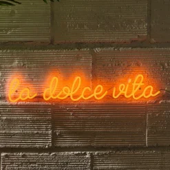 Pasteq Néon Lumineux - La Dolce Vita