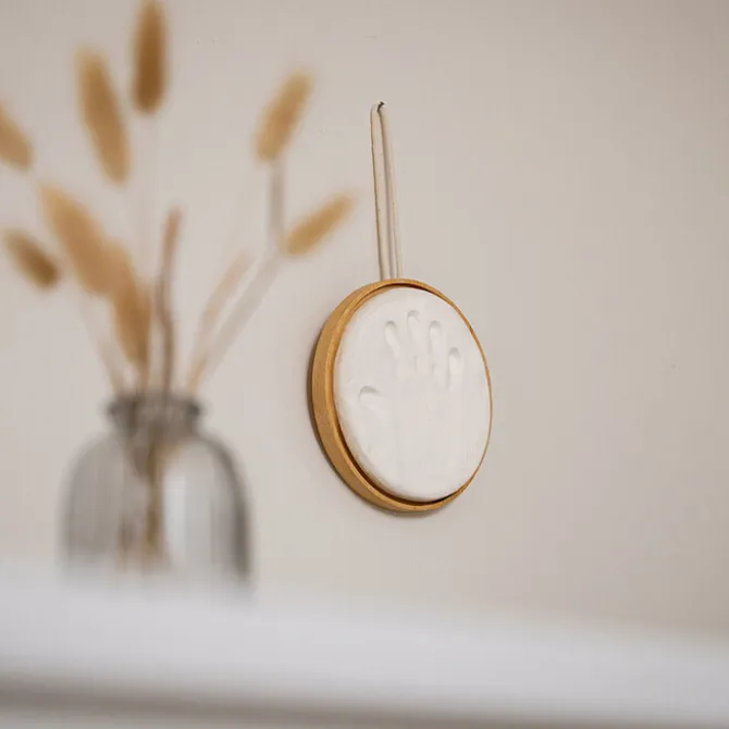 Petit Artichaut Médaillon Empreinte - Bois