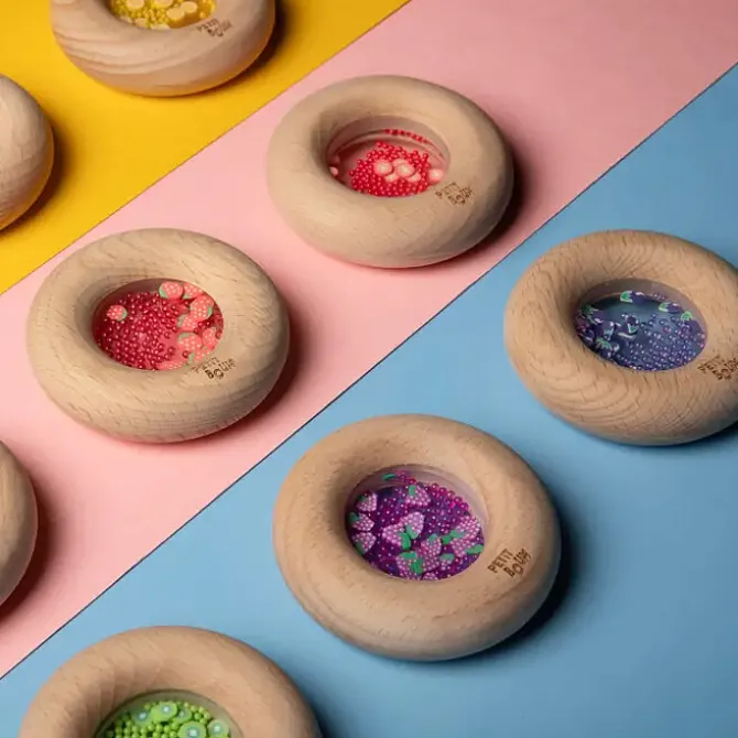 Petit Boum Donut Sensoriel - Aubergines