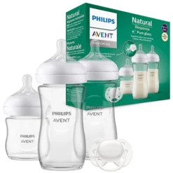 Philips Avent Coffret Cadeau Nouveau-Né Natural Response Verre - 120 et 240 ml