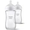 Philips Avent Lot de 2 Biberons Natural Response Verre - 240 ml