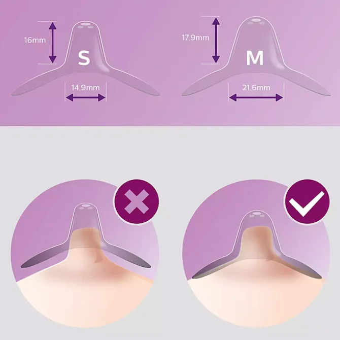Philips Avent Lot de 2 Protège-mamelons - M