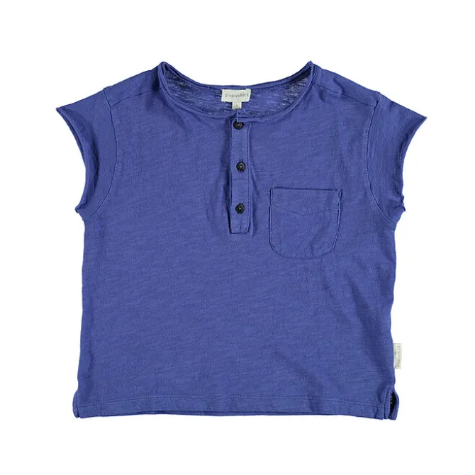 Piupiuchick T-Shirt Bleu - 6 Mois