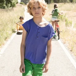 Piupiuchick T-Shirt Bleu - 6 Mois