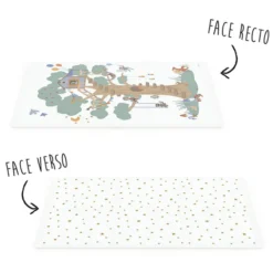 Play&Go Tapis de Jeux Réversible TILOO - Treehouse