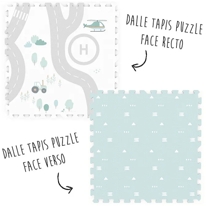 Play&Go Tapis de Jeux Réversible TILOO - Roadmap & Icons